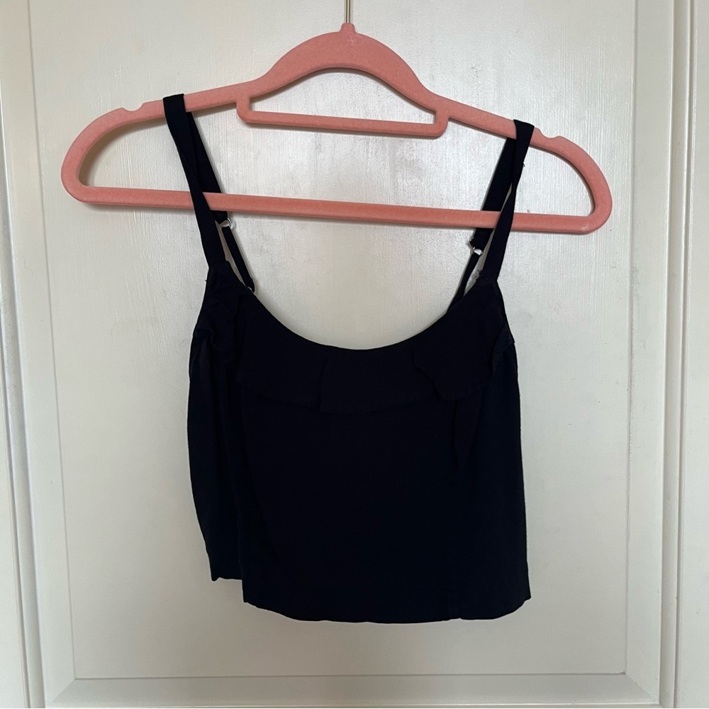 Black tank top